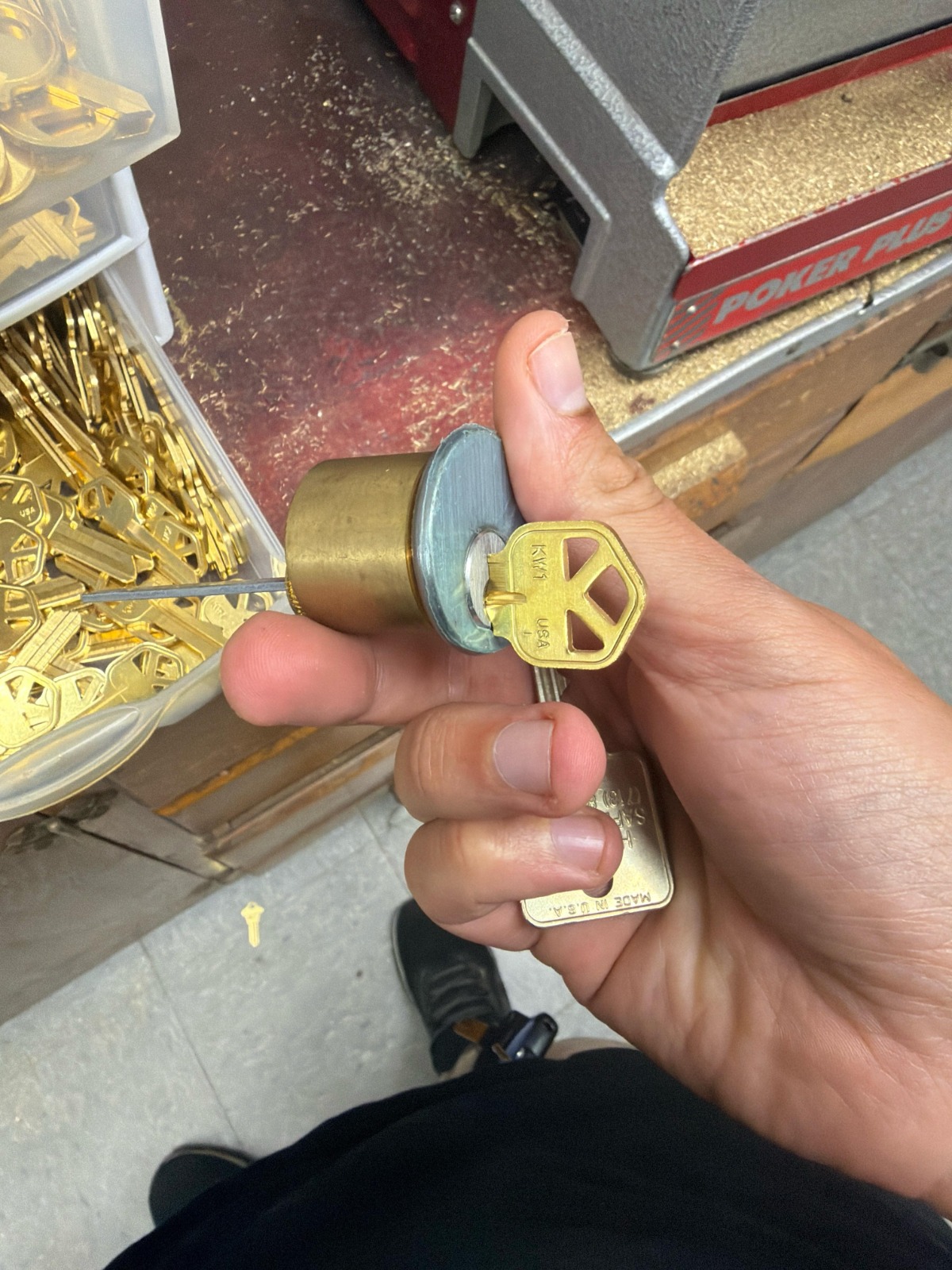 Broken key extraction